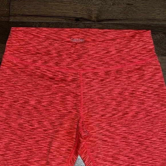 Calvin Klein Performance Leggings Pink and Orange - Picture 2 of 6